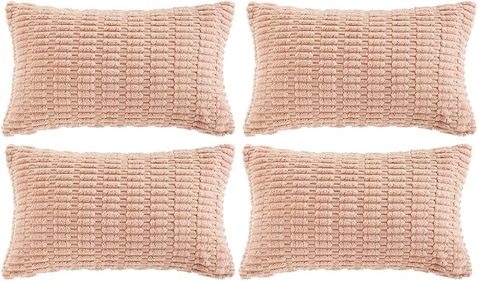 Fancy Homi 4 Packs Decorative Throw Pillow Covers by Fancy+Homi