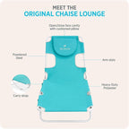 Ostrich the Original Chaise 72 x 22 Inch Lounge Portable Reclining Lounger - Image 7