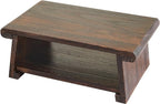 Japanese Altar Table, Folding Floor Table, Wood Small Low Meditation Table by GZQWDC