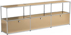 Modern Storage Cabinet Sideboard Versatile Free-Standing Organizer Cabinets - Image 4