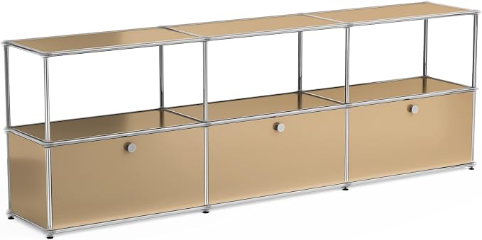 Modern Storage Cabinet Sideboard Versatile Free-Standing Organizer Cabinets - Image 4
