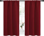 NICETOWN 40inch Curtains for Small Windows, Thermal Insulated Privacy Short - Image 2