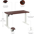 Bush Business Furniture 48-inch Electric Height Adjustable Standing Desk - Image 7