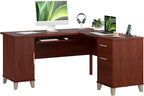 Bush Home 60-Inch L-Shaped Desk by BushHome