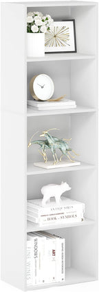 Furinno LUDER Book Shelf, 5-Tier Bookshelf, Bookcase by Furinno-FitsYourSpaceFitsYourBudget