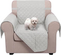 U-NICE HOME Reversible Recliner Chair Covers, Light Grey | 23''Armchair Cover by U-NICEHOME
