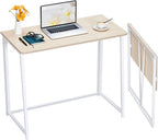 WOHOMO Folding Desk, Small Foldable Desk 39.4" by WOHOMO