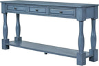 Knocbel 64 Inch Long Antique Entry Console Table - Image 7