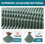 Turquoize Stretch Bar Stool Cover Counter Stool Pub Chair Slipcover - Image 3