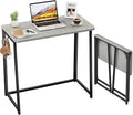 WOHOMO Small Foldable Computer Desk Writing Study Desk Easy Assembly by WOHOMO