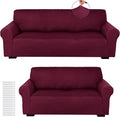 Peryiter 2 Pcs Sofa Covers Couch and Loveseat Covers Set Stretch Sofa Slipcover by Peryiter