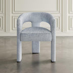 Jofran Gwen Jacquard Upholstered Accent Chair, Modern Luxury Plush Sculptural - Image 7