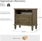 HULALA HOME Farmhouse End Table - Image 2