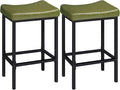 HOOBRO Bar Stools, Counter Height Stools, Saddle Barstools by HOOBRO