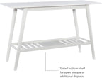 Linon Melissa White Mid Century Console Table - Image 7