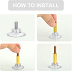 Sankoly 8 Pcs Glass Table Tops Suction Cup 1.3 Inches Strong Suction Cup - Image 4