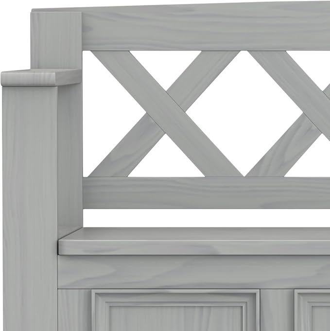SIMPLIHOME Amherst Entryway Storage Bench - Image 10
