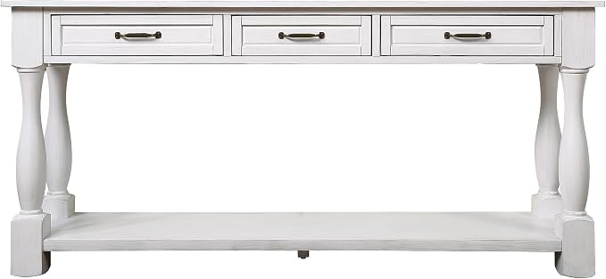 Knocbel Long Antique Entry Console Table - Image 3