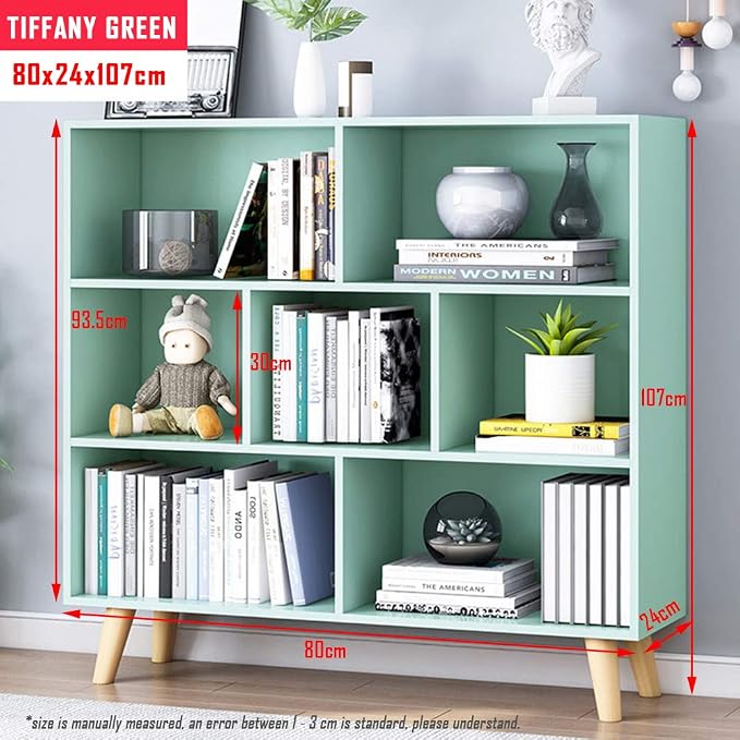 IOTXY Wooden Open Shelf Bookcase - Image 3