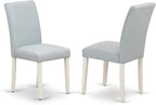 East West Furniture ABP0T15 Abbott Parson Dining Chairs - Image 5