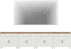 WAMPAT Farmhouse TV Stand for 85 inch TV - Image 3
