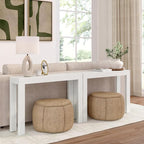 Plank+Beam Modern Solid Wood Console Table, 46 Inch, Sofa Table, Narrow - Image 7