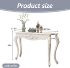 Vintage Entryway Table, Antique Wood Console Table - Image 2