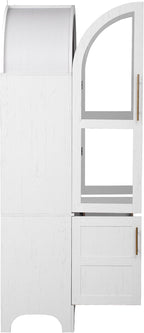 VilroCaz 71" Tall Arched Kitchen Pantry - Image 6