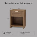 OAKHAM HOME Night Stand Set 2, Boho End Table - Image 3