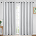 Yakamok Room Darkening Curtains 70x84 inch Greyish White-Living Room | 2 panels by Yakamok