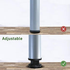 QLLY 28 inch Adjustable Metal Desk Legs, Heavy Duty Furniture Table Legs - Image 4