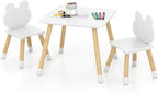 Costzon Kids Table and Chairs, Wooden Toddler Desk Set by Costzon
