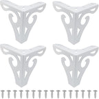 Piutouyar 4 Inch/10cm Hollow Out Furniture Legs Set of 4, Modern Triangle Couch by Piutouyar