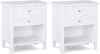 SIMPLIHOME Warm Shaker Solid Wood 24 inch Wide Transitional-Style Bedside by SimpliHome