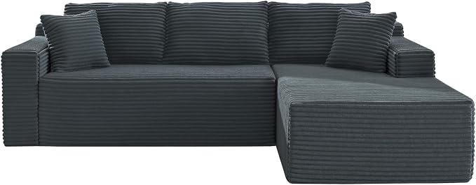 105 Inch Cloud Sectional Couch, Modern Modular Sectional Sofa - Image 8