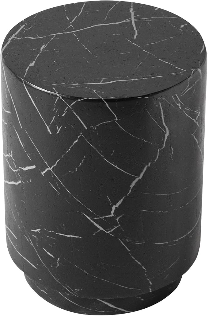 LeisureMod 14” Wide Round Side Table in Fiberstone - Image 7