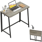 WOHOMO Folding Desk, Small Foldable Desk 31.5" by WOHOMO