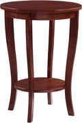 Convenience Concepts American Heritage Round End Table by ConvenienceConcepts