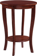 Convenience Concepts American Heritage Round End Table by ConvenienceConcepts
