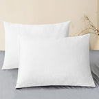 CaliTime Decorative Standard Throw Pillow Covers 26 X 20 Inches True White | by CaliTime