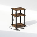 Furinno JUST Night Stand, 3-Tier Turn-N-Tube Nightstand by Furinno-FitsYourSpaceFitsYourBudget