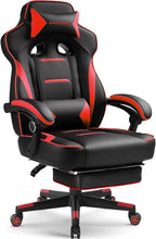 GTPLAYER Gaming Chair with Footrest, Big and Tall Game Chair 350lb Racing Style by GTPLAYER