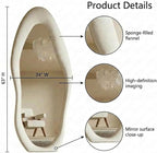 Honyee Full Length Mirror, Irregular Wavy Full Body Mirror - Image 4