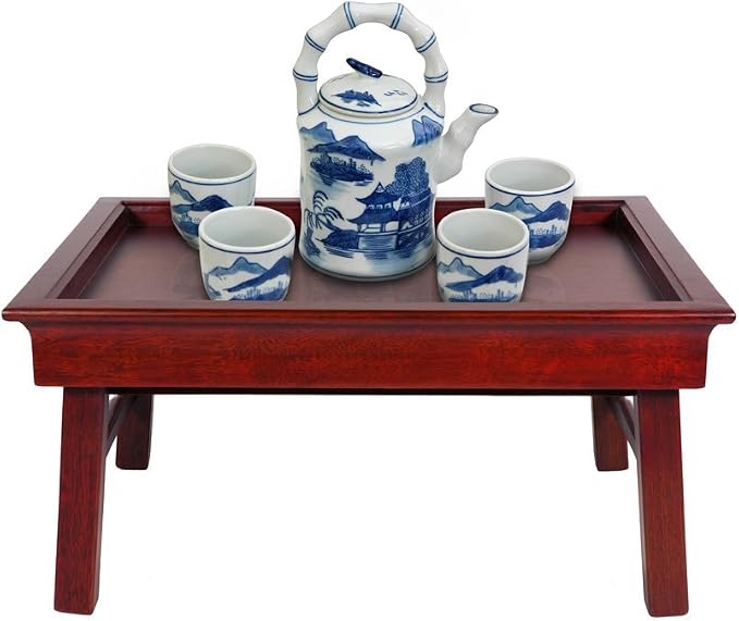 Red Lantern Korean Tea Table - Image 3