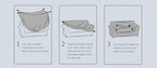 Fancy Linen Sure Fit Stretch Sterling Sofa Love Seat and Chair Slipcover Solid - Image 3