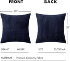 MIULEE Navy Blue Decorative Throw Pillow Covers - Image 7