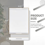 MAONAME White Decorative Tray for Coffee Table, Modern Serving Tray - Image 2