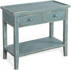 Sunny Designs Marina Sea Grass Wood Side Table by Sunny+Designs