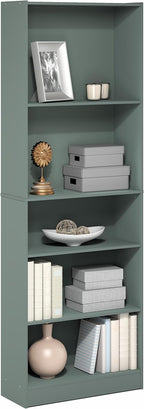 Furinno Jaya Book Shelf, 5-Tier Bookshelf, Bookcase - Image 3