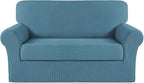 Turquoize Stretch Sofa Slipcover 2 Pieces Sofa Cover Couch Cover by Turquoize